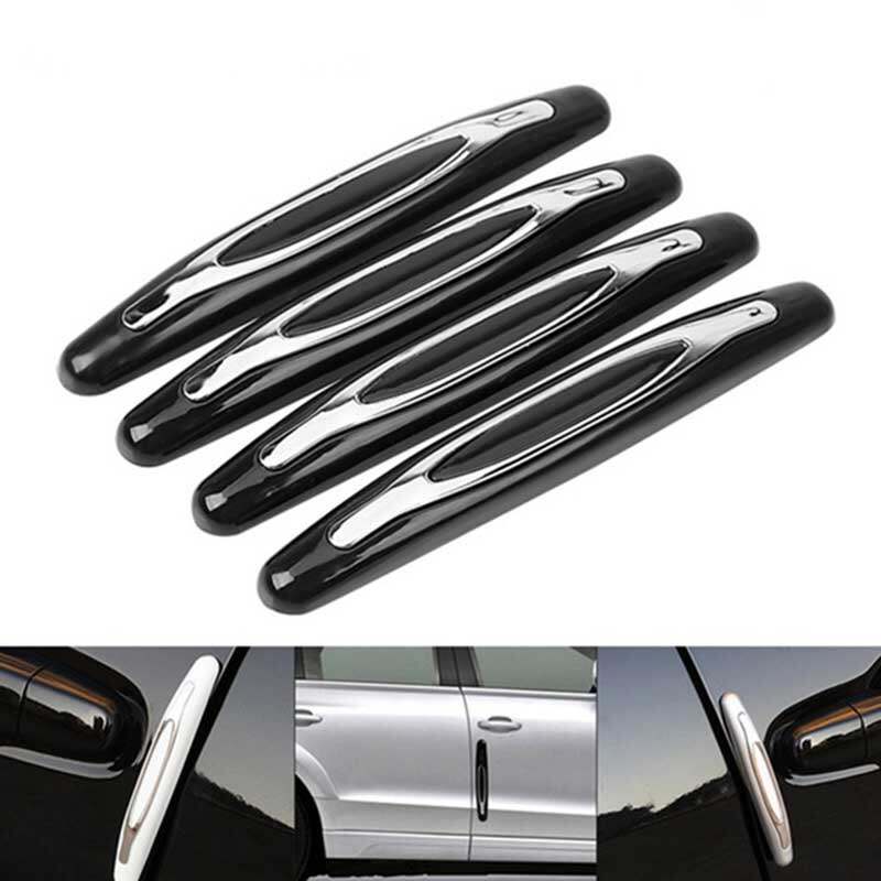 4 Dải Chống Va Chạm Cửa Xe Hơi Dải Bảo Vệ Miếng Đệm Bảo Vệ Chống Trầy Xước Miếng Dán Cao Su Xe Hơi Bảo Vệ Cạnh Cửa Ô Tô