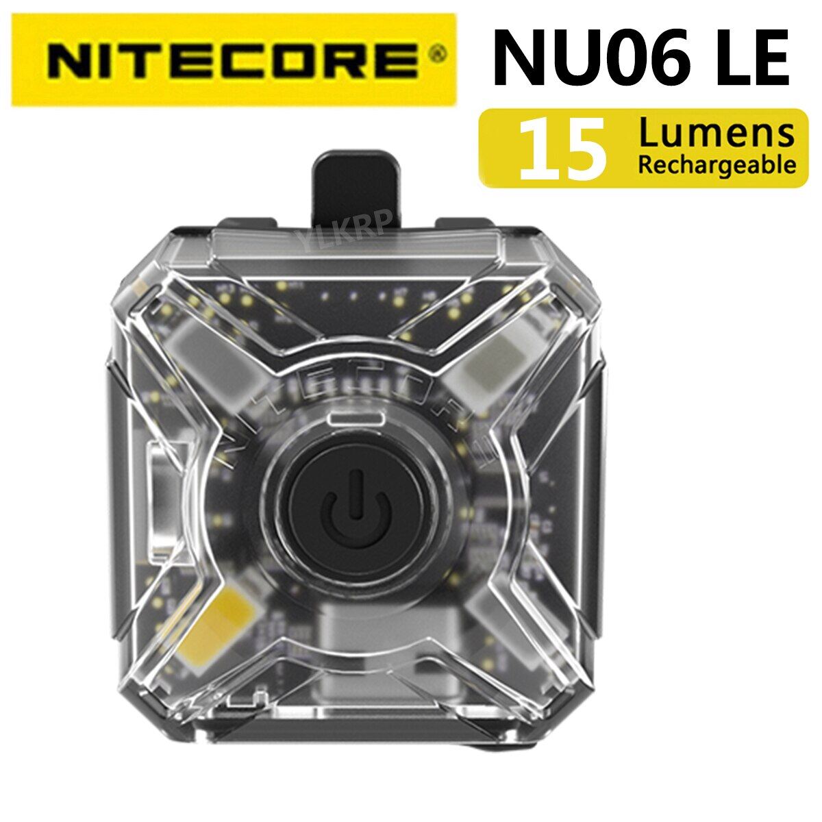 Nitecore NU06 LE headlight rechargeable signal light 9 modes can be selected 4 light sources, suitable for outdoor activities
