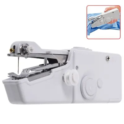 Mini Electric Sewing Machine Stitch Household Handheld Portable Travel Home Multifunction Portable Stitch Sew Needlewor