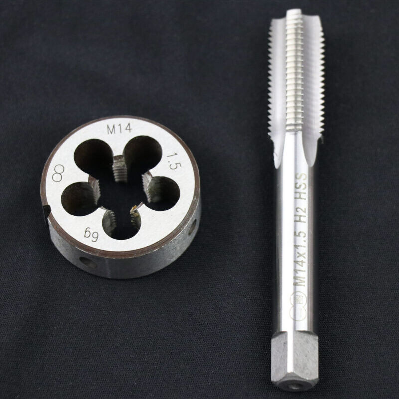2pcs/Set M10x1.0mm Metric Thread Die Tap Right Hand Metalworking Tools Accessory