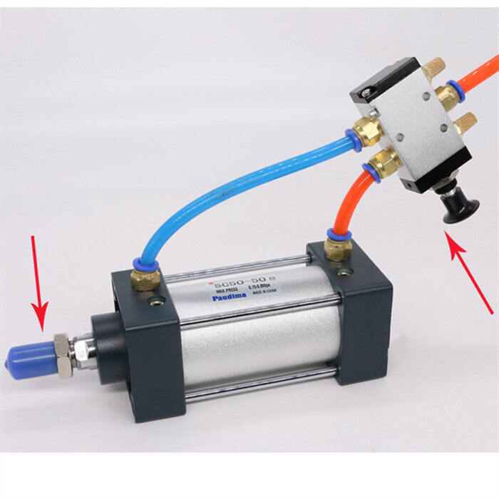 1PC Pull the valve mechanical valve pneumatic switch two three-way 5 pass 4R210-08 control cylinder valve AA