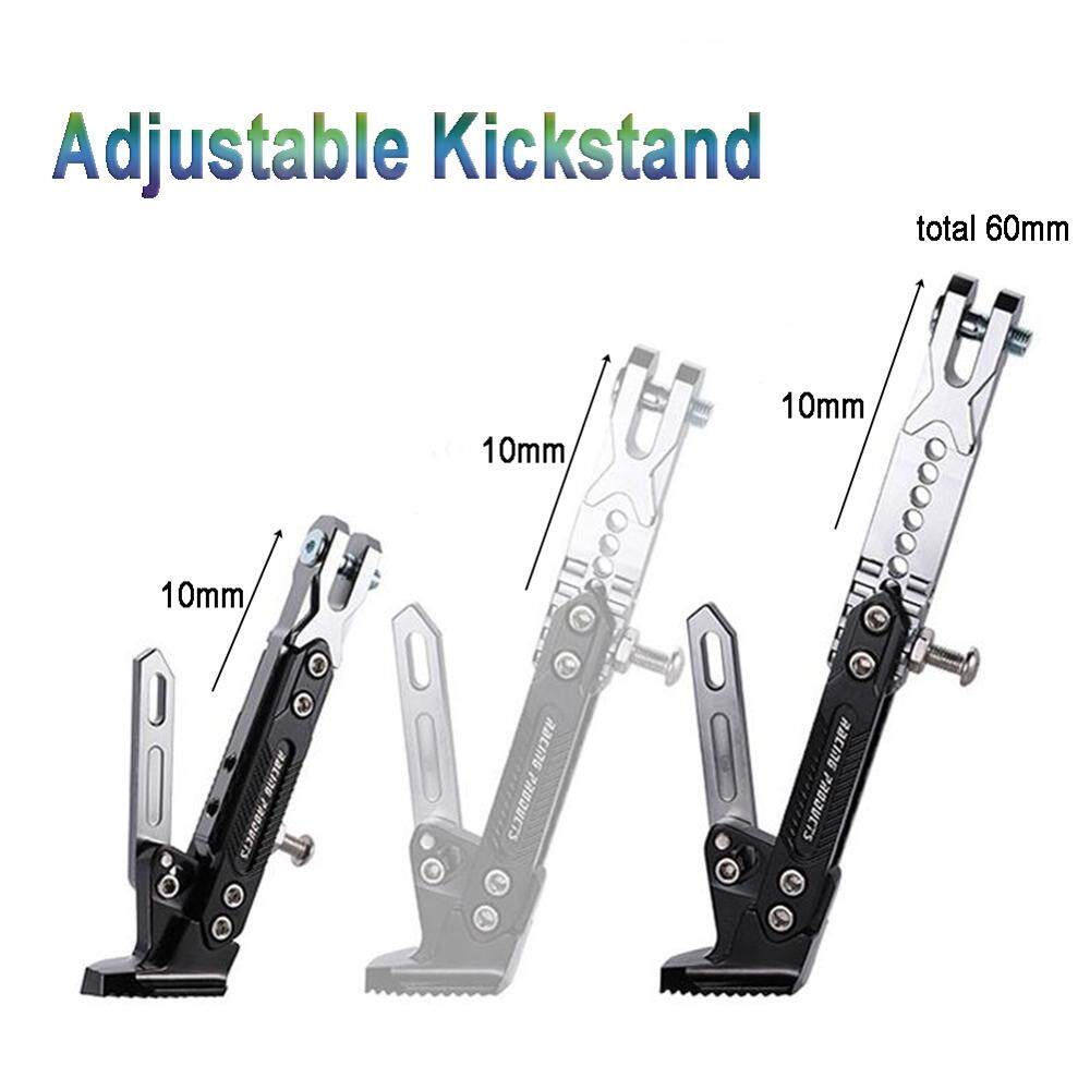 1 Chân Chống Có Thể Điều Chỉnh Chân Đứng Bên Chân Hợp Kim Nhôm CNC Cho Xe