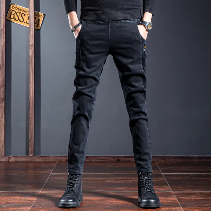 casual black jeans