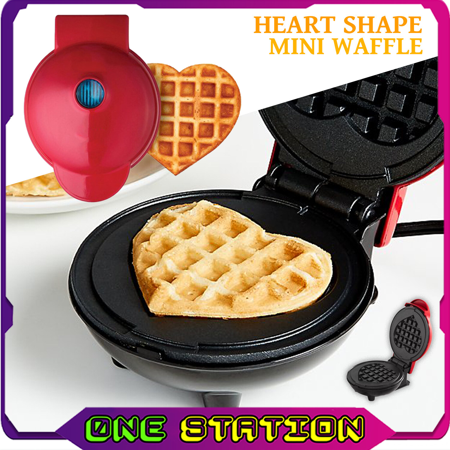 mesin waffle mini