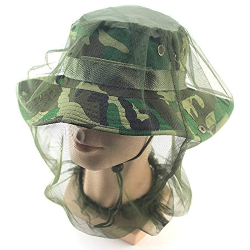 Redwokea 1 Chiếc Kem Chống Nắng Câu Cá Chống Muỗi Nón Lưới Thoải Mái Thoáng Khí Nón Có Thể Giặt Chống Côn Trùng Nón Thể Thao Ngoài Trời bảo Vệ Đầu
