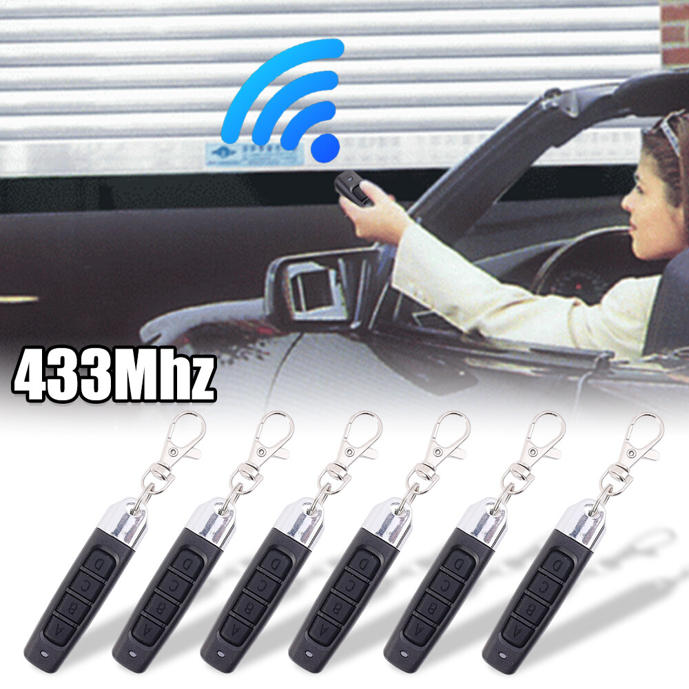 433Mhz điều khiển từ xa không dây xe sao chép điều khiển tự động 4 Channe mã cổng ga-ra cửa xe cặp thiết bị mở cửa điều khiển từ xa