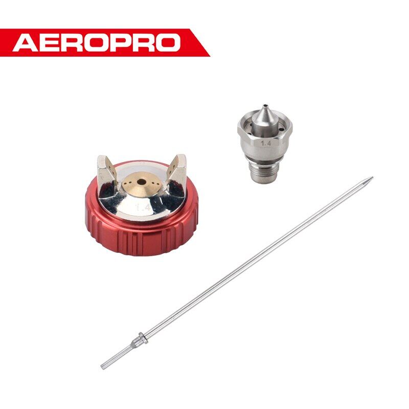 Aeropro lvlp spray a610 1.3/1.4/1.5/1.7/2.0mm nozzle needle air cap sprayer air paint tools for cars