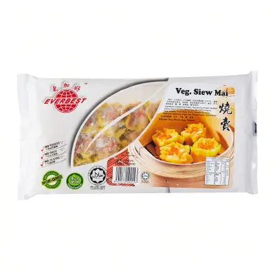 Everbest, Vegetarian Frozen Siew Mai (250g)(18pcs) 更加好素烧卖 (Ovo Vegetarian)（蛋素）