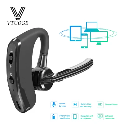 VTUOGE V8 Wireless Bluetooth Earphone with Stereo HD Mic Handsfree Earphones Bluetooth Stereo Headphones For Samsung iPhone Xiaomi