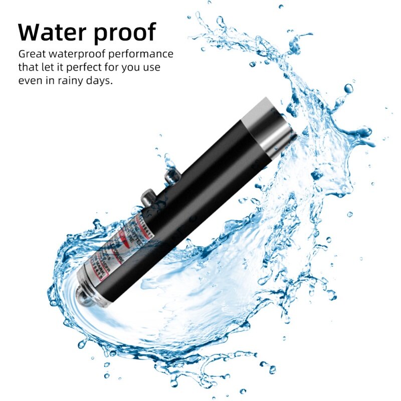 FONKEN Đèn Pin Đèn Làm Việc Mini Chống Nước Ngoài Trời Bút Đèn Pin Đỏ 2 Trong 1 Với Đèn LED Trắng, Thích Hợp Cho Phiêu Lưu/Dạy Học/Mèo Vui Nhộn