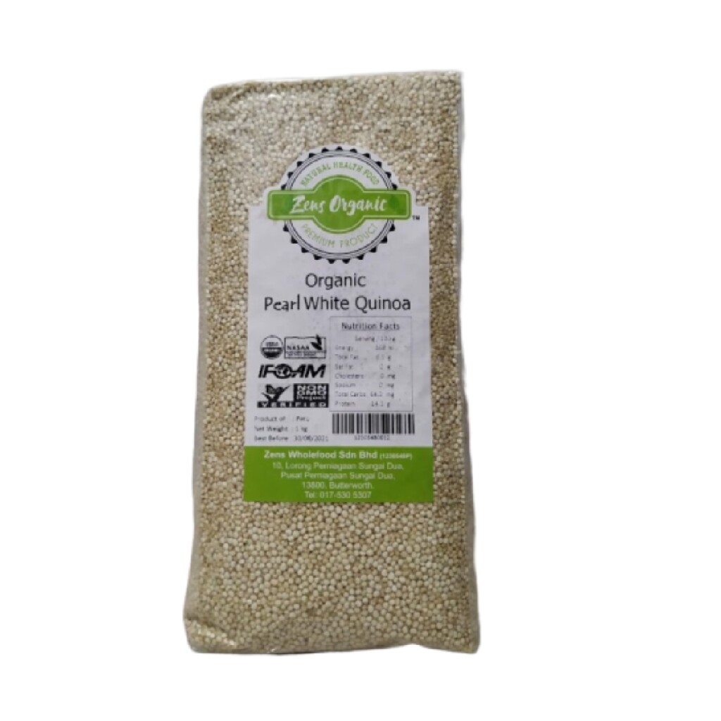Organic Red, White Quinoa With Bulgur Wheat 1kg (2 X 500g) By Hatton