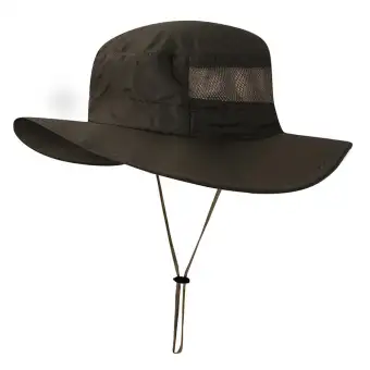 mesh fishing hat