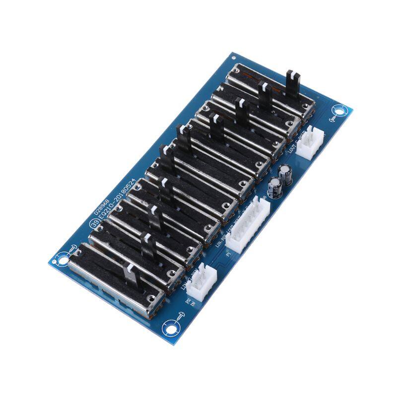 EQ Equalizer Hội Đồng Quản Trị, Bảng Âm Thanh Nổi Hai Kênh Có Thể Điều Chỉnh Preamp Bảng Điều Khiển Phía Trước, Cho Bộ Khuếch Đại