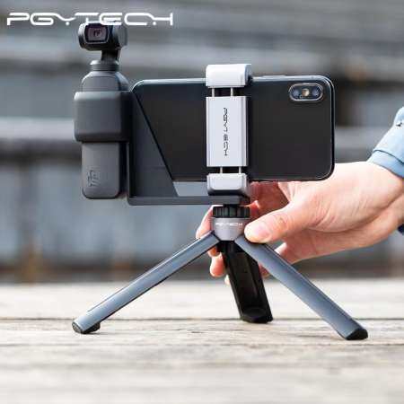 PGYTECH ขาตั้งกล้องสามขาน้ำหนักเบา MINI Handle เดสก์ท็อปสำหรับ DJI OSMO Action/กระเป๋า/GoPro/Camera 1/4 พอร์ตด้ายสำหรับขยาย