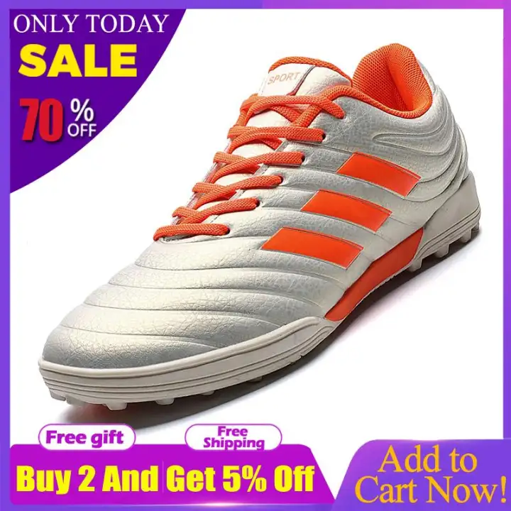 Size 36 45 Men Women 2019 New Turf Indoor Soccer Shoes Kids Futsal
