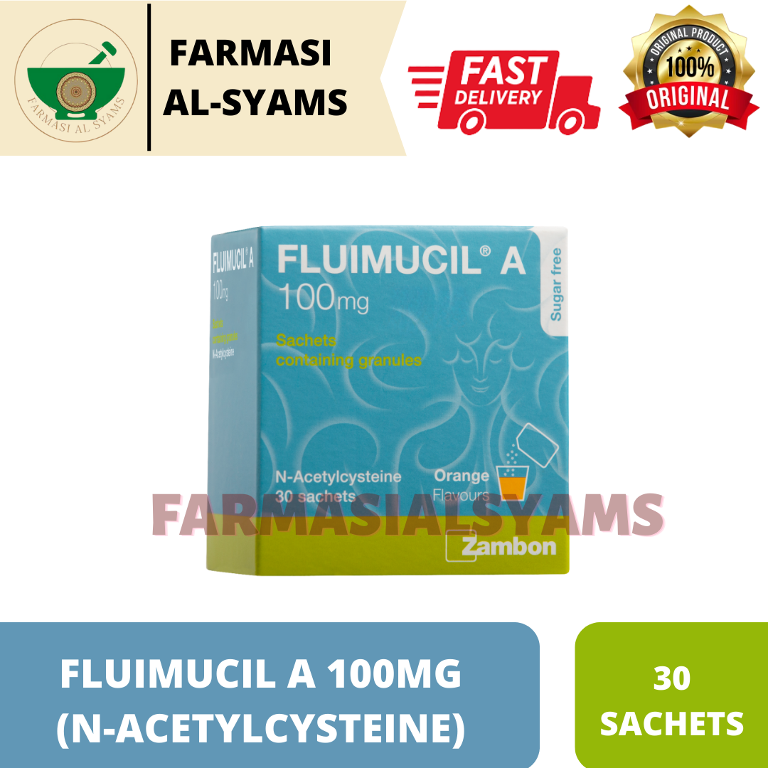 FLUIMUCIL A 100MG 30 SACHETS | Lazada