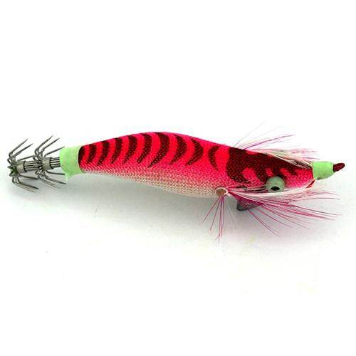 Honrane Plastic Shrimp Shape False Bait Luminous Lures Bionic Squid Hook Fishing Lure