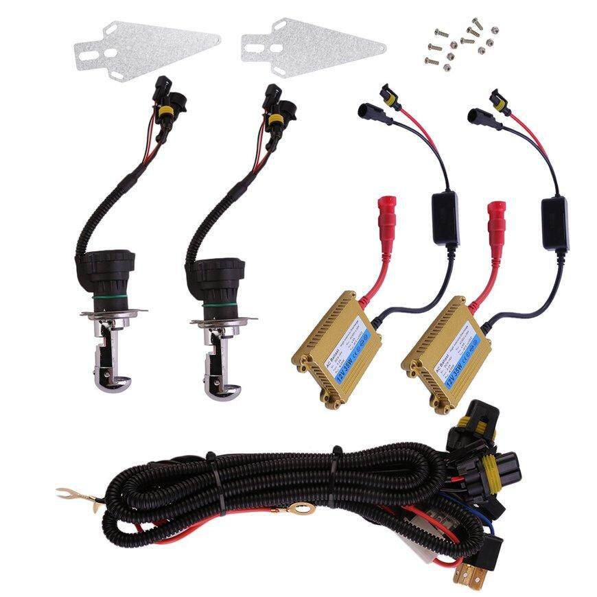 Penjualan Terlaris 2 Pcs H1 35 W 6000 K/8000 K/10000 K HID Lampu Utama Ultra Ramping Mobil Xenon kit