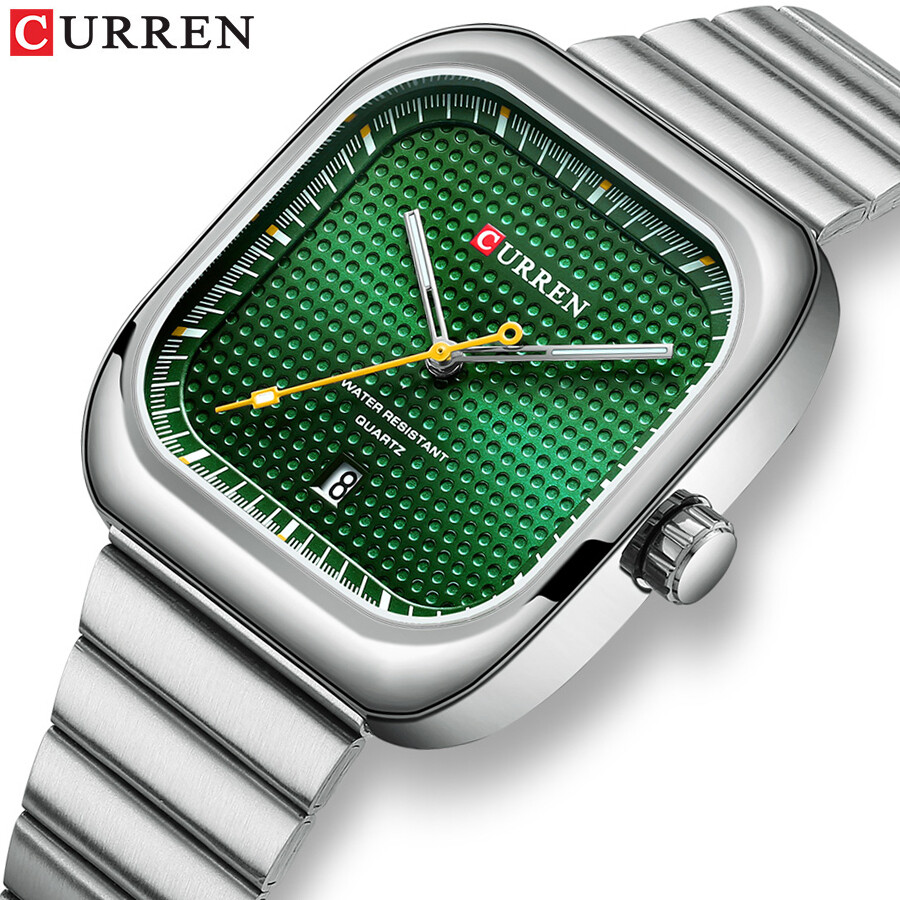 Watches For Men CURREN Luxury Branded Stainless Steel Fashion