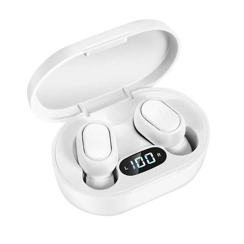 2022 New E7S Earbuds TWS Bluetooth 5.0 Wireless Headphone LED Display Touch Bass Earphone With Mic Sports Waterproof Headset