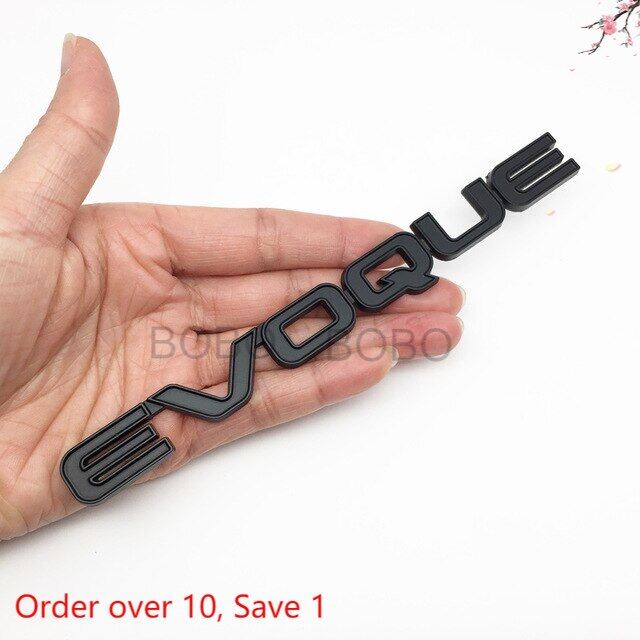 🚗🚗🚗 BOBO 3D Metal EVOQUE logo car stickers decals emblem for Land Range Rover SVAutobiography Evoque Discovery Accessories 99