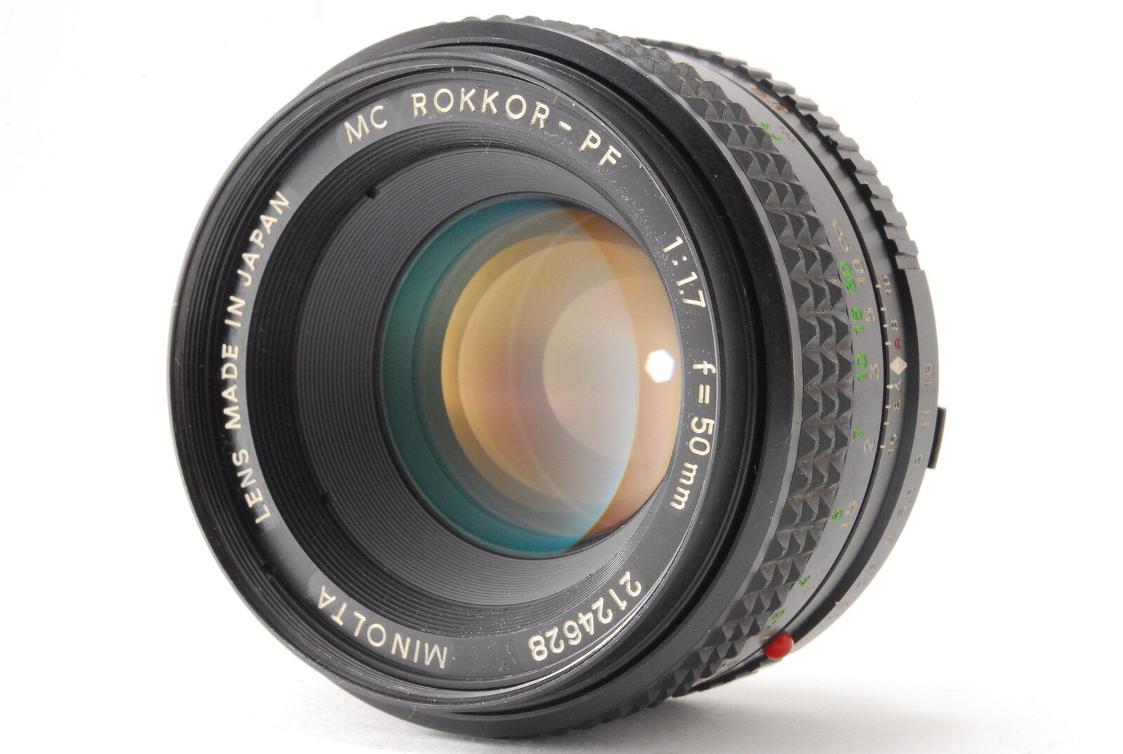EXC++++ Minolta MC ROKKOR PF 50mm f/1.7 MF Lens from Japan Lazada