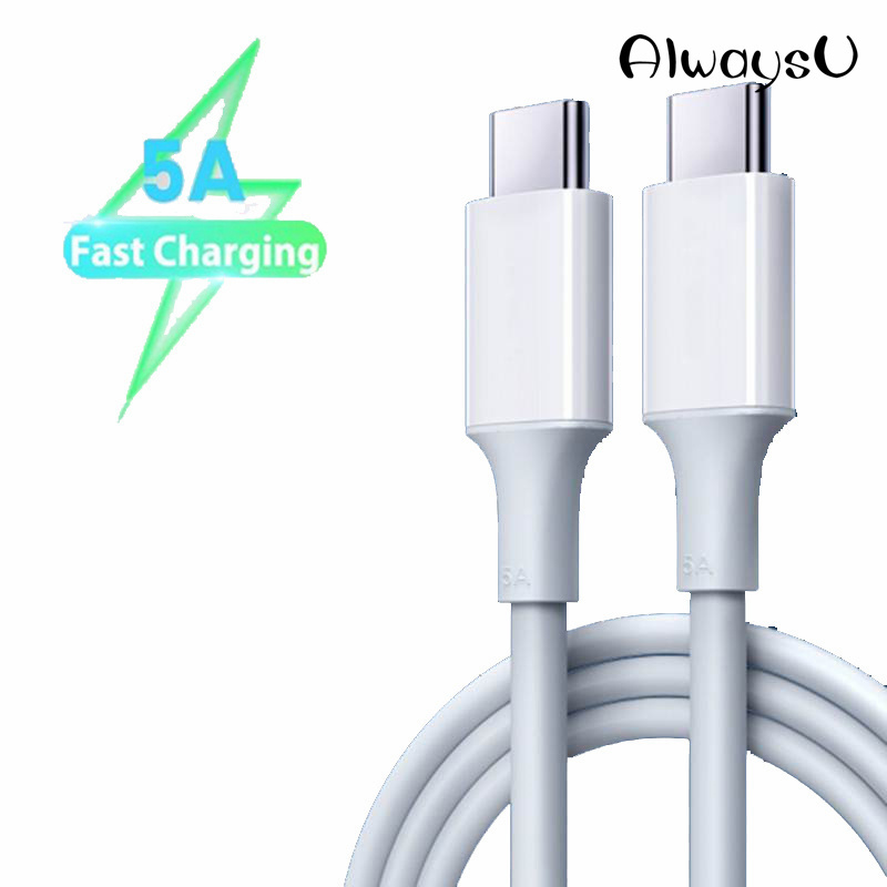 Cáp Sạc Nhanh Type-C Hai Đầu 5A 80W Cáp Dữ Liệu Cáp USB C Sang USB Type C Dây Đồng Bộ Dữ Liệu Sạc Nhanh Cho Huawei/Honor/Xiaomi/Samsung