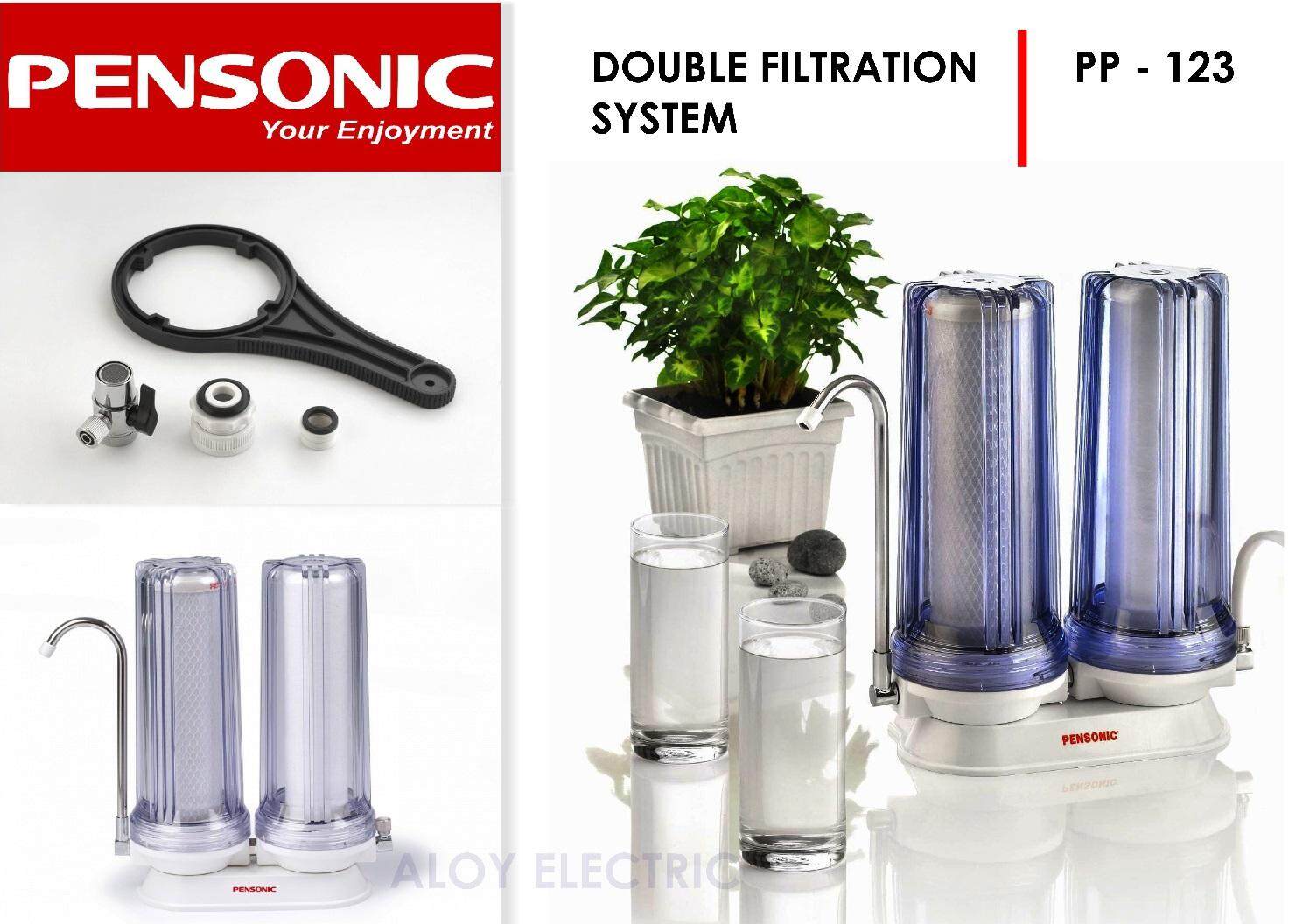 PENSONIC PP123 Water Filter / Double Filtration System Lazada