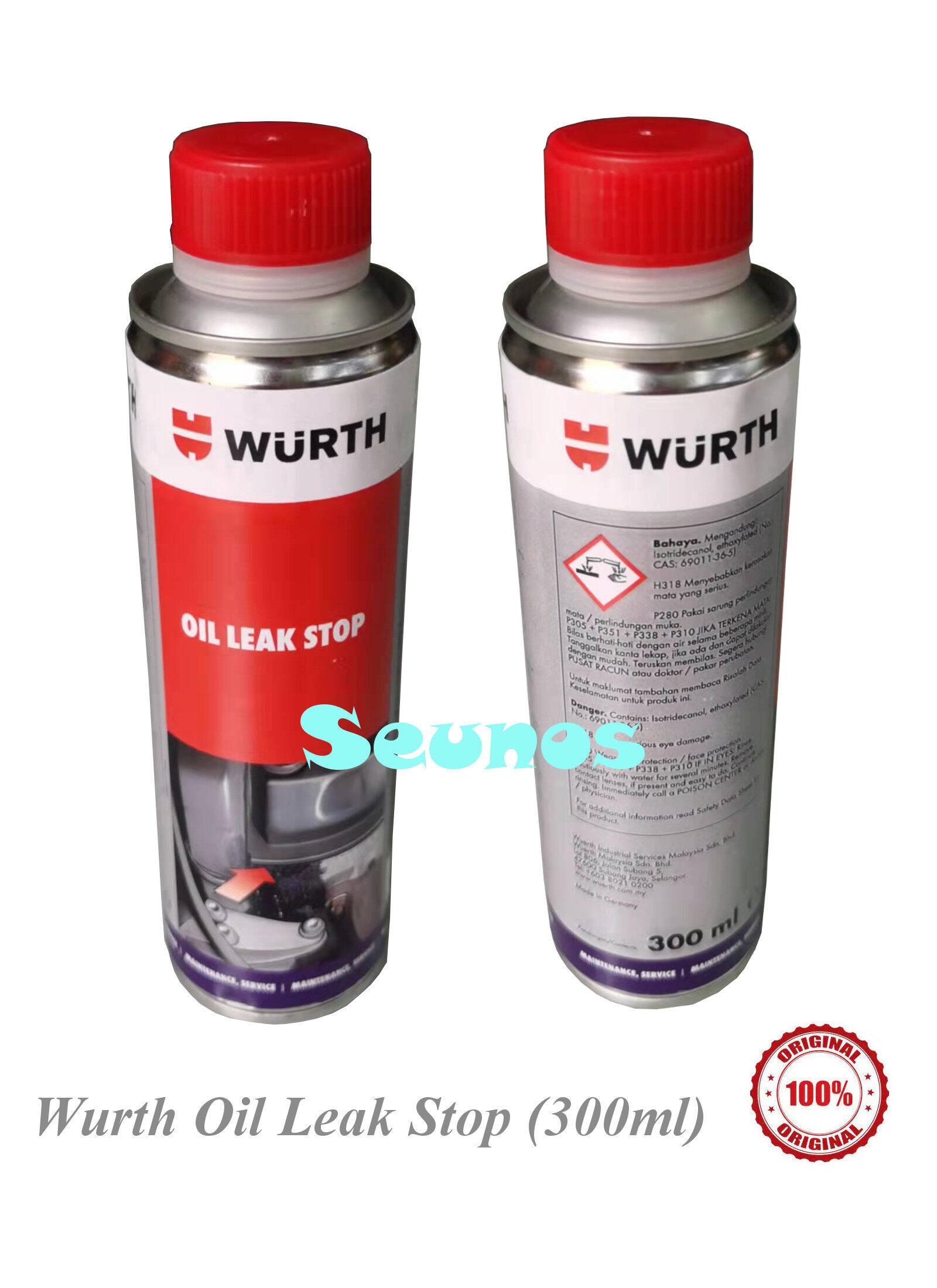 100 Original Wurth Oil Leak Stop (300ml) Lazada