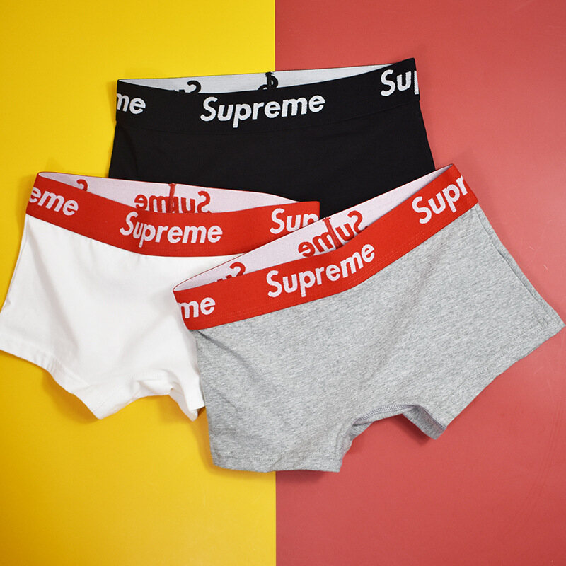 3 X Women Neutral Underwear Panties LES TT Neutral Boyshort Boxers Cotton Neuter Panties Soft Pants Female Underpants