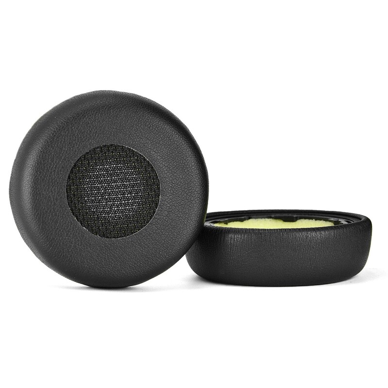 ✪【Yixin Elec】【New Arrival】 lacement Leather Ear Pads Cushion Cover Earpads for -Jabra evolve 75 75+ / 75 75MS Headset