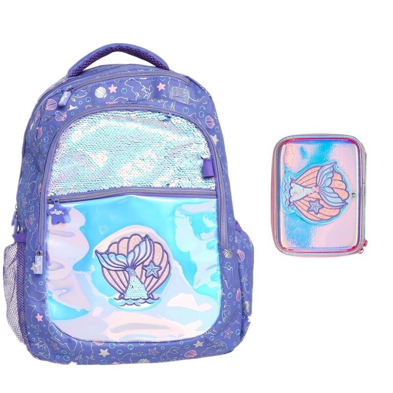 smiggle purple bag