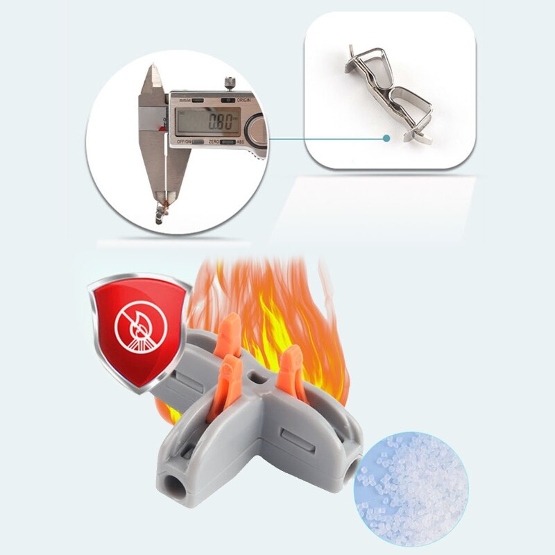 Đầu Nối Dây Nhỏ Gọn Đầu Nối Dây Chữ T Bộ Chia Cáp Cho Dây Điện Đơn Linh Hoạt Chắc Chắn
