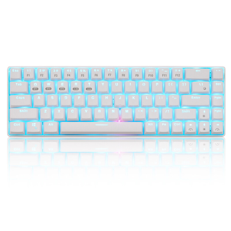 XM-RF68 Mechanical Keyboard 68-Key Multi Device 3 Mode Bluetooth 2.4GHz Wireless/Type-C Keyboard Singapore