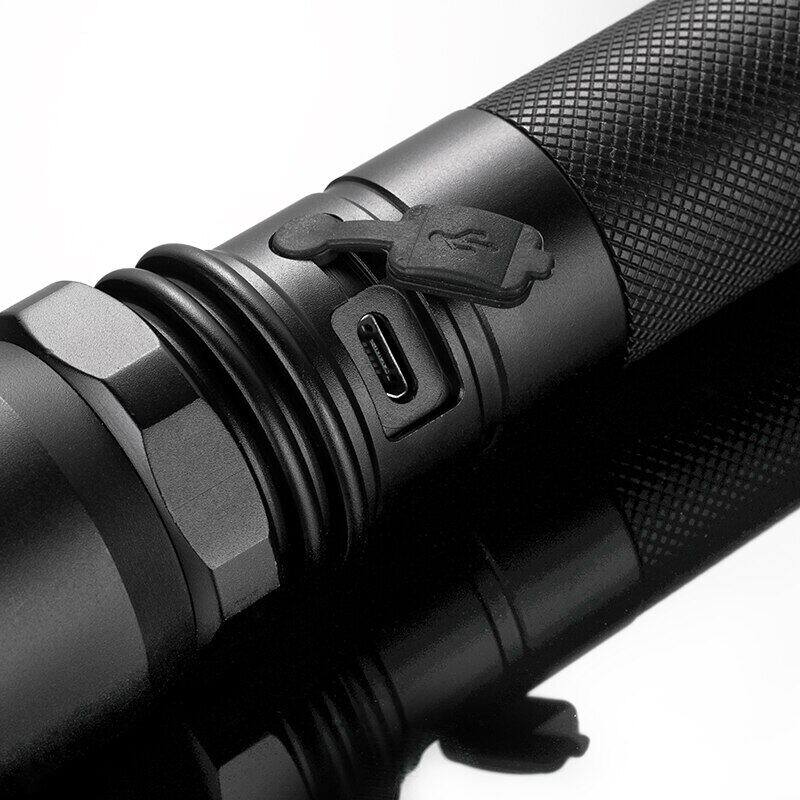 SUPERFIRE Flashlight A10 LED Flashlight Waterproof Portable Torchlight Rechargeable Super Bright Searchlight Outdoor