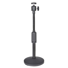 Tripod Universal Lazy Bracket Clamp Adjustable Webcam Stand Easy Install Rotatable Extension Vertical Flexible Quick Release Black Camera Mount