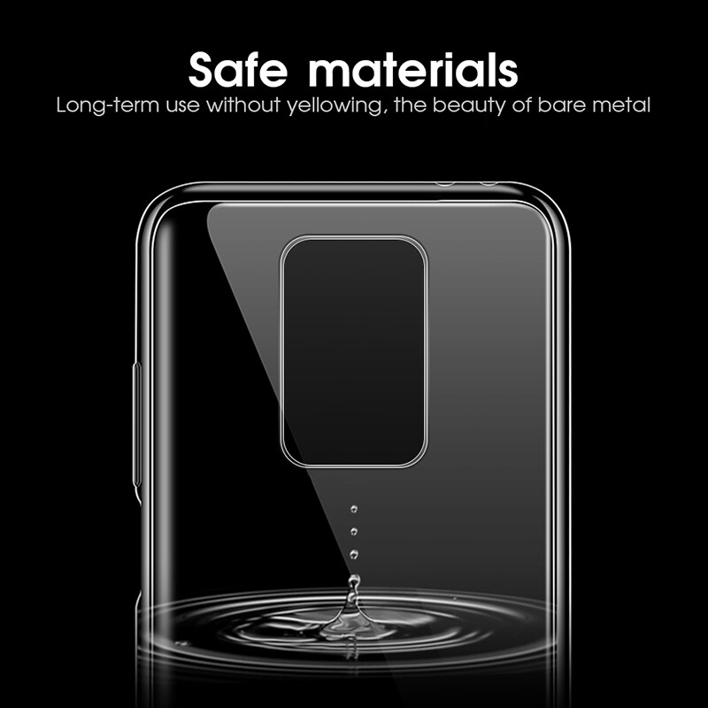 Lenuo Ultra-thin Transparent TPU Casing For Xiaomi Redmi Note 9s / Note 9 Silicone Soft Case For Xiaomi Redmi Note 9 Pro Max / Note 9 Pro Shockproof Phone Cases