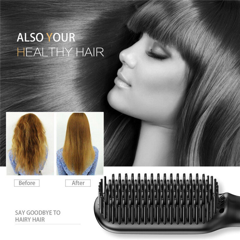 Điện Nhanh Chóng Nóng Râu Cực Bàn Chải Tóc Uốn Dành Cho Nam, Nữ cao cấp