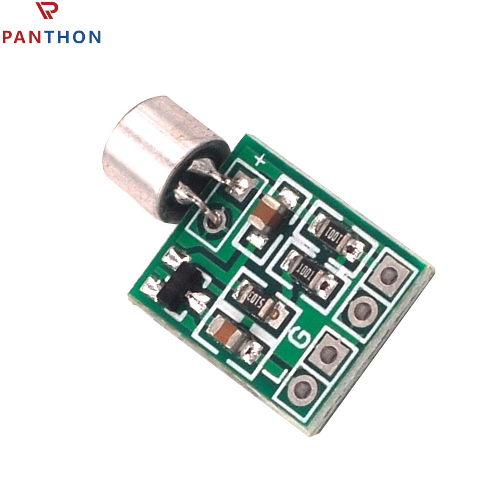 PANTHON Small Microphone Accessories Mini Microphone Audio Microphone Module Pickup Amplifier Circuit Module Microphone Circuit Board