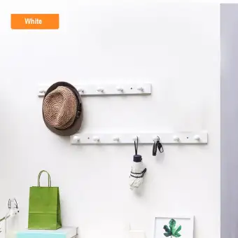 Malaysia Stock Mu Ma Ren Wall Mounted Coat Rack Rail Bamboo Wood