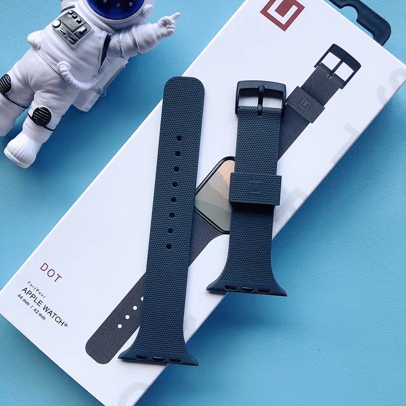 Uag silicone strap for apple watch 38 / 40mm 42 / 44mm/45mm/49mm silicone sport apple watch set s6/se/ 1/2/3/4/5/6/7 iwatch strap
