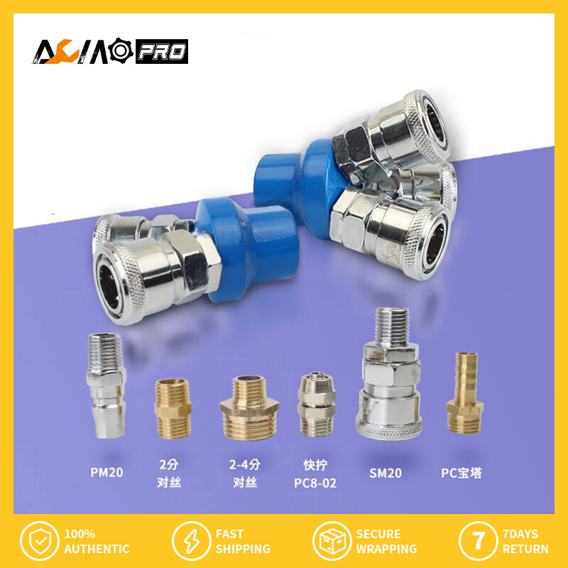 AumoPro 1 Chiếc Đầu Nối Máy Nén Khí Đầu Nối Khí Nén 1/4 Ống Góp Máy Nén Khí Đầu Nối Nhanh 2 Chiều Đầu Nối Nhiều Ống Khớp Nối Khí Nén Đầu Chia Khối Ống Góp Kết Nối Nhanh