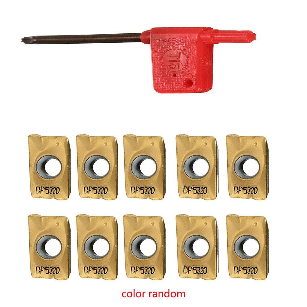 10 chiếc APMT1604PDER DP5320 Carbide Dạng Máy Tiện Xay Cối Xay CNC Công Cụ Dụng Cụ Xoay Chèn và Cờ Lê