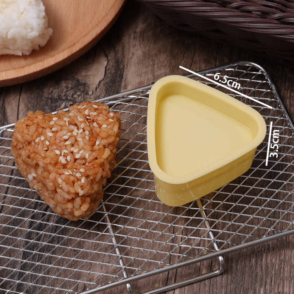 DIY Sushi Mold Onigirin Rice Ball Food Press Triangular Sushi Maker Mold Japanese Home Kitchen Bento Accessories Tools