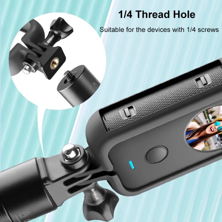 PULUZ PC Protective Frame for Insta360. ONE X2, with Adapter Mount & Screw(Black)