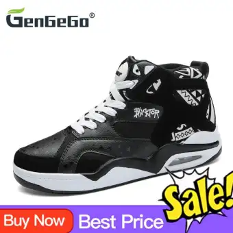 Gengego Basketball Shoes Men Athletic Sneaker Outdoor Cool Wear
