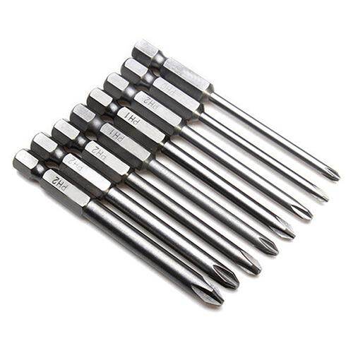 OWON Bộ 8 đầu tua vít dài 75mm 1/4 inch mũi chữ thập và lục giác  - INTL