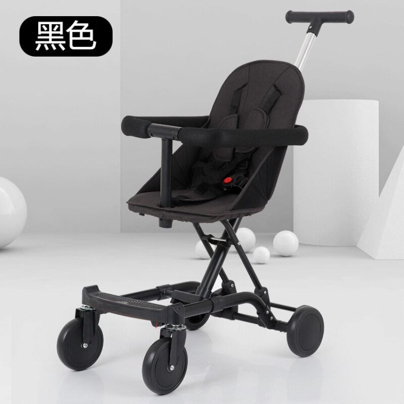 One button foldable baby stroller with baby music Singapore