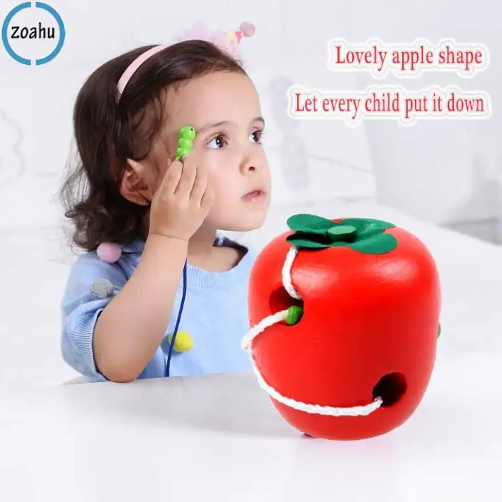 apple threading toy