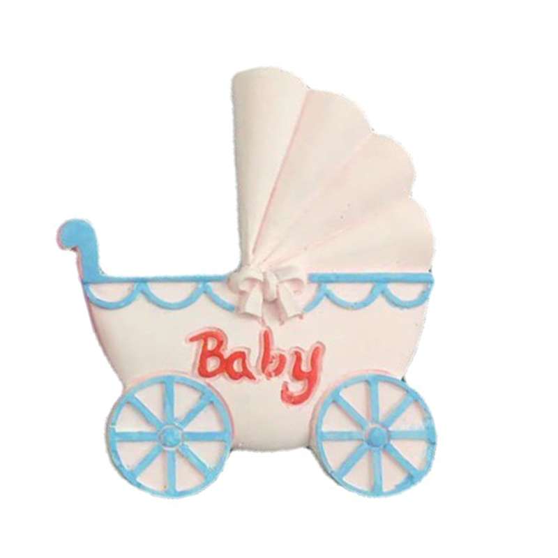Exquisite Baby Stroller Shape Soap Making Supplies Cake Decorating Tools Silicone Mold Household Candle Molds Craft Tool